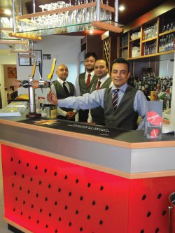 staff at the naga indian restaurant